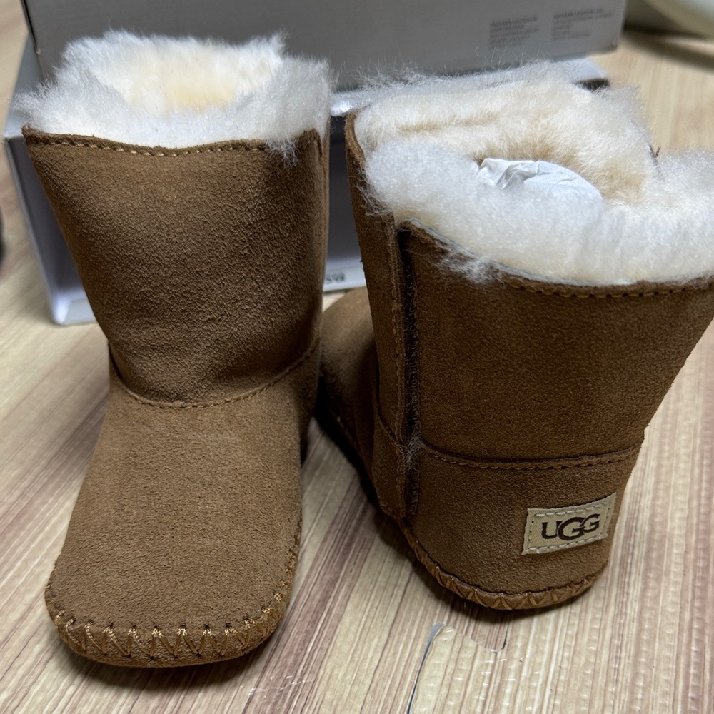 UGG Brown Sheepskin Baby Boots